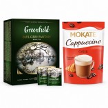 Чай черный и Mokate Cappuccino